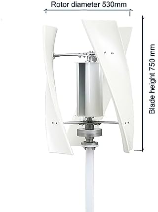 1000W Portable Wind Turbine Generator Kit - 12V/24V/48V Eco-Friendly 3-Blade Wind Power System with Charge Controller for Renewable Energy & Outdoor Lighting Solutions
