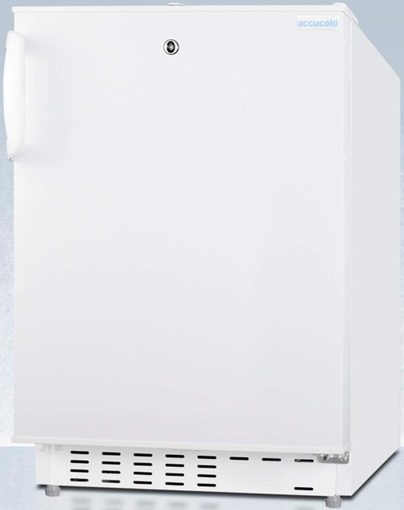 Accucold 20' Refrigerator - Freezer, Built-in, Undercounter, Breakroom, General Purpose, 2.68 cu.ft. Capacity, ADA Compliant, White - ADA302RFZ