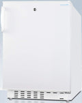 Accucold 20' Refrigerator - Freezer, Built-in, Undercounter, Breakroom, General Purpose, 2.68 cu.ft. Capacity, ADA Compliant, White - ADA302RFZ