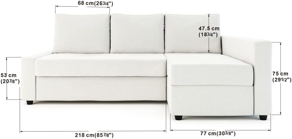 MASTERS OF COVERS Snug Fit Friheten Slipcover for The IKEA Friheten with Chaise Corner Cover, Sofa Bed Cover, Sectional Slipcover Replacement (Navy Blue)（Cover Only！Not Sofa！）