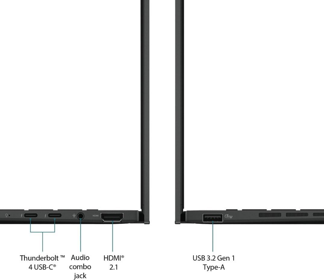 Asus Zenbook 14X OLED Business Laptop 14.5/'' 2.8K 120Hz Touchscreen (550nits, 100% DCI-P3, Glossy) 13th Gen Intel 14-core i7-13700H 16GB RAM 512GB SSD Backlit Keyboard Thunderbolt Win11 + HDMI Cable