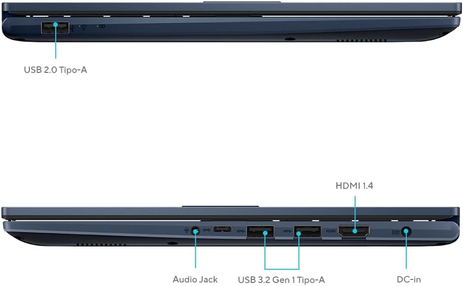 ASUS Vivobook 14 2026 Business Laptop 14' FHD 10-Core Intel i7-1355U 24GB DDR4 1TB SSD Intel Iris Xe Graphics Wi-Fi 5 Win11 Home w/ONT 32GB USB