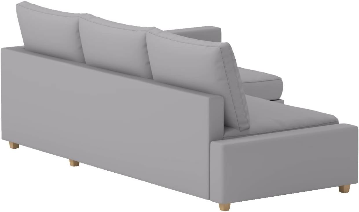 Durable Polyester Flax Friheten Sleeper Sofa Cover Replacement is Compatible with IKEA Friheten Sofa Bed, Or Corner, Or Sectional Slipcover. Sofa Cover Only (LG Arm On Left)