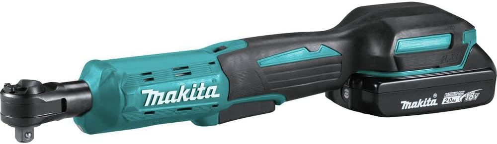 Makita XRW01SR1 18V LXT® Lithium-Ion Cordless 3/8' / 1/4' Sq. Drive Ratchet Kit (2.0Ah)