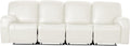 vctops 10 Pieces Waterproof Faux PU Leather Recliner Sofa Covers Stretch Soft 4 Seats RV Couch Cover Anti-Slip Sofa Slipcover Furniture Protector with Elastic Bottom for Kids Pet(White,4 Seat)