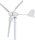 1KW Horizontal Axis Wind Power Turbine for Home Electric Generator 1000W 12V 24V 48V Energy Windmill Low Wind Speed Starting Wind Turbines(12V_1000W)