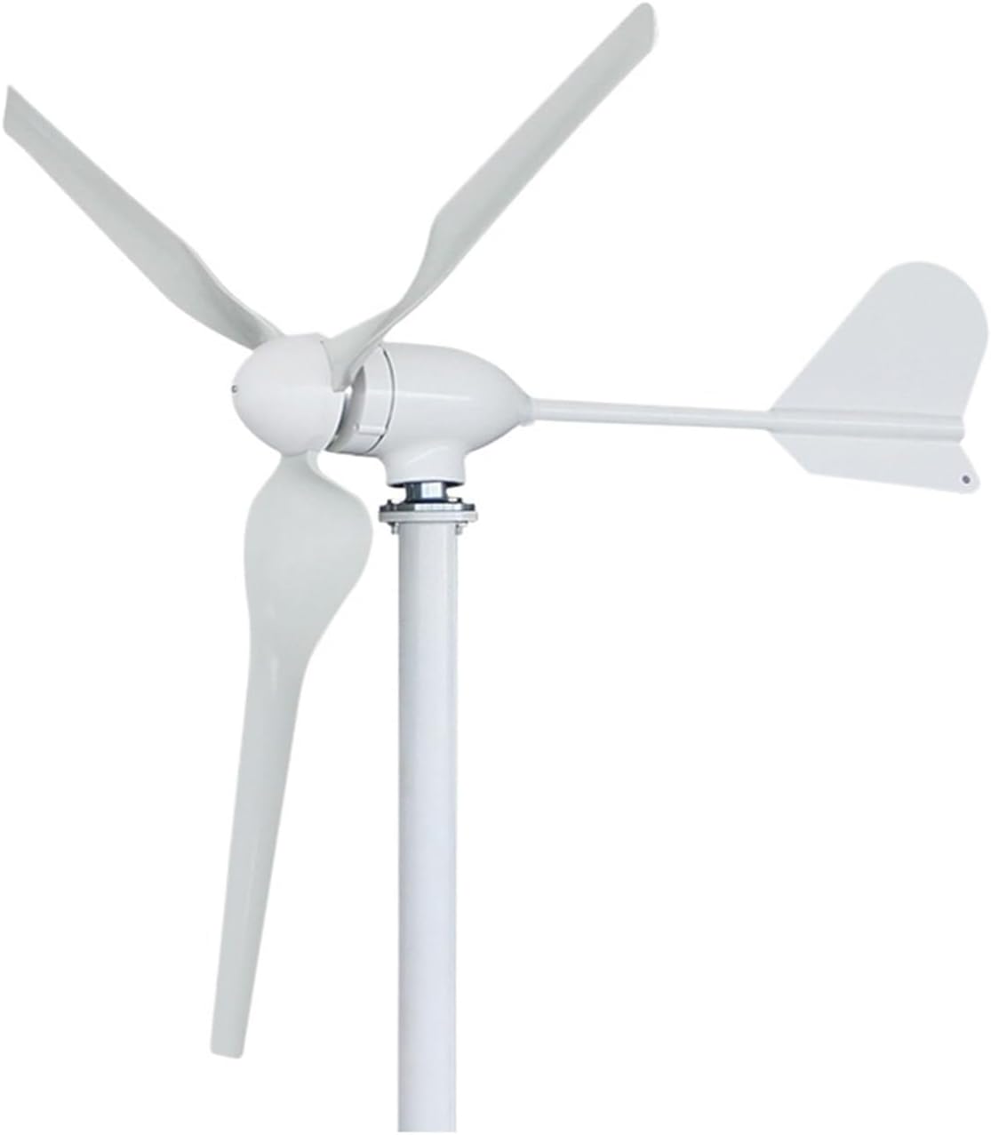 1KW Horizontal Axis Wind Power Turbine for Home Electric Generator 1000W 12V 24V 48V Energy Windmill Low Wind Speed Starting Wind Turbines(12V_1000W)