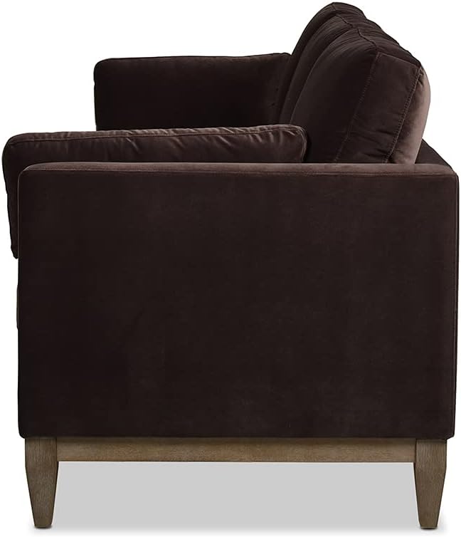 Jennifer Taylor Home Knox 84' Modern Farmhouse Performance Velvet Living Room Sofa Couch