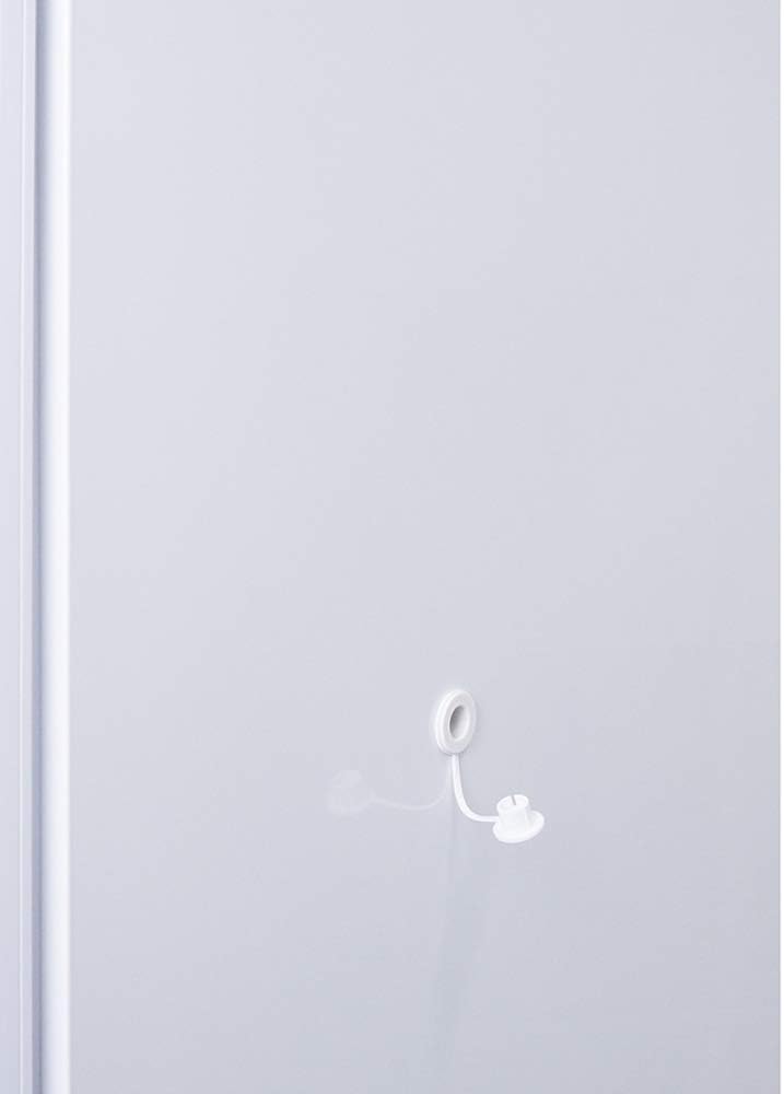 AccuCold ARG15PVDL2B 24 Upright Vaccine Refrigerator with 15 cu. ft. Capacity Plastic-Coated Wire Shelves Temperature Alarm and Factory-Installed Lock in White