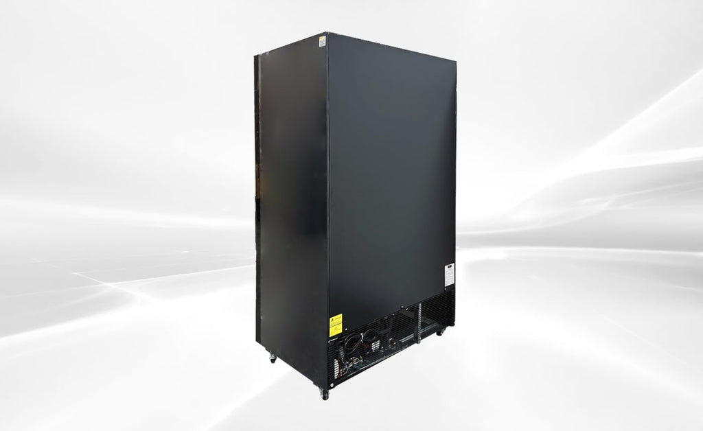 Commercial Refrigerator Glass 2-Door Sliding Door 44 inches width, capacity 34 cuft, Merchandiser Display Cooler Beverage Fridge Drink cooler NSF Certified, 110V, Restaurant Kitchen Cafe GSC-35