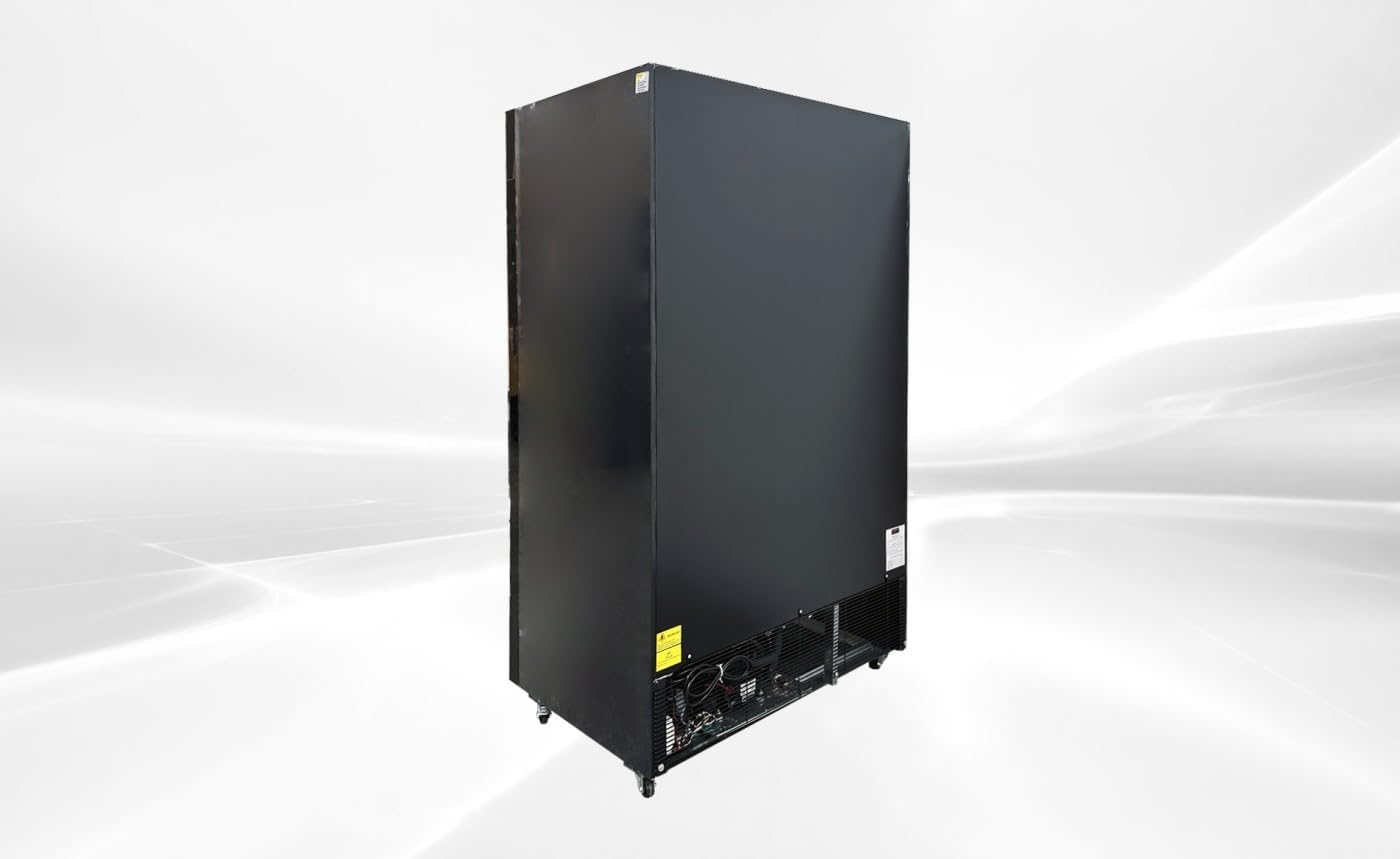 Commercial Refrigerator Glass 2-Door Sliding Door 44 inches width, capacity 34 cuft, Merchandiser Display Cooler Beverage Fridge Drink cooler NSF Certified, 110V, Restaurant Kitchen Cafe GSC-35