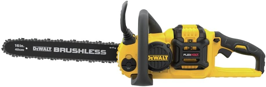 DEWALT FLEXVOLT 60V MAX* String Trimmer & Chainsaw Combo Kit, Brushless, 3-Ah Battery (DCCS670X1 & DCST970B)