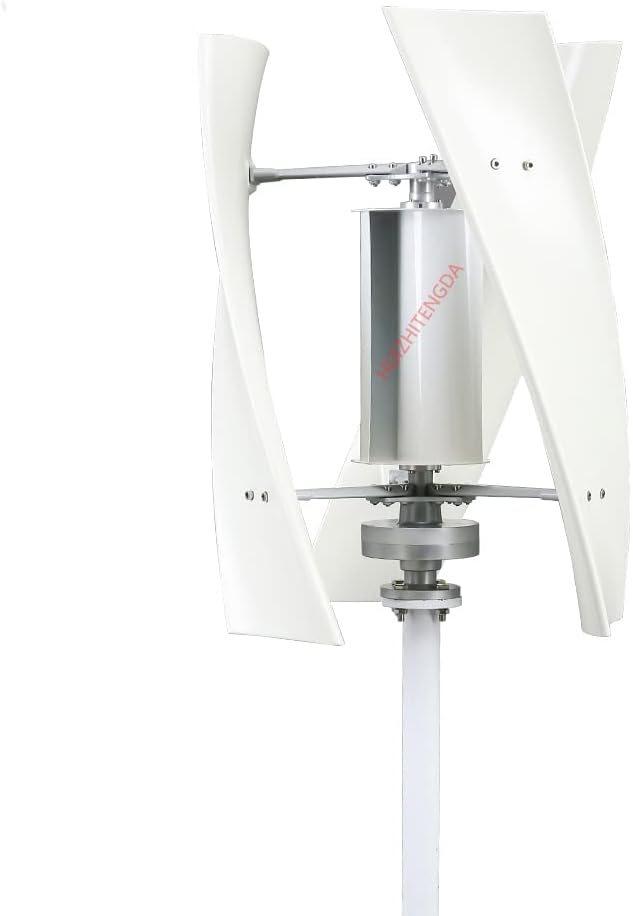 1000W 12V 24V 48V Portable Wind Power Turbine Generator Vertical Wind Turbine with Charge Controller for Outdoor Courtyard Use and Wind Turbine Systems