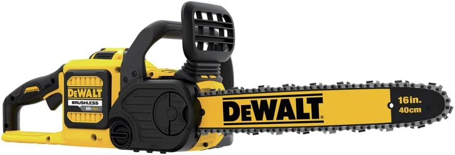 DEWALT FLEXVOLT 60V MAX* String Trimmer & Chainsaw Combo Kit, Brushless, 3-Ah Battery (DCCS670X1 & DCST970B)