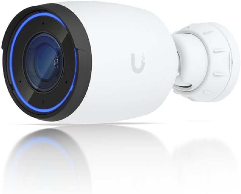 Ubiquiti UniFi Protect UVC-AI-Pro-White 8 Megapixel Indoor/Outdoor 4K Network Camera - Color - White