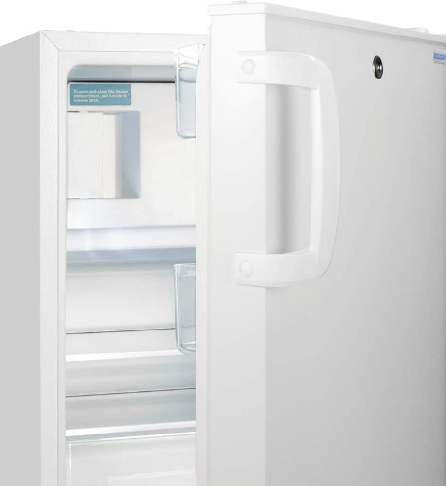 Accucold 20' Refrigerator - Freezer, Built-in, Undercounter, Breakroom, General Purpose, 2.68 cu.ft. Capacity, ADA Compliant, White - ADA302RFZ