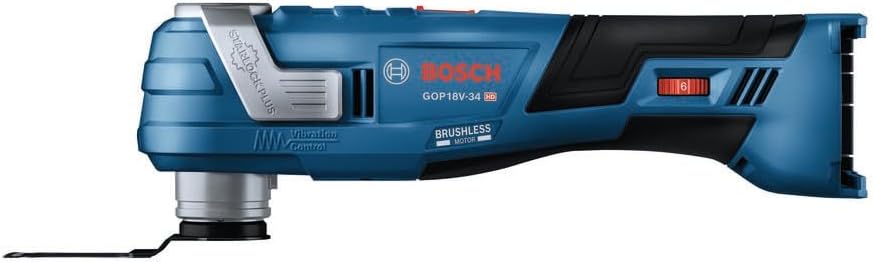 BOSCH GOP18V-34B12 18V Brushless StarlockPlus® Oscillating Multi-Tool Kit with (1) 2 Ah Standard Power Battery