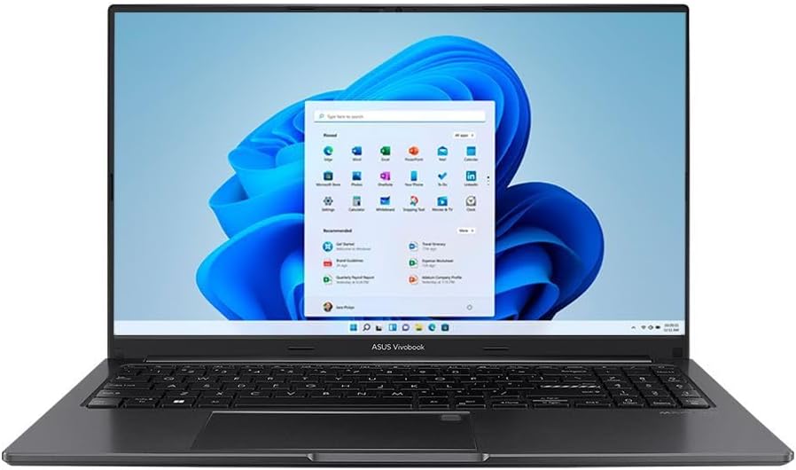 ASUS Vivobook 16 Laptop: Intel Core i9-13900H, 32GB RAM, 1TB SSD, 16' Full HD+ Display (1920x1200), Windows 11 Pro
