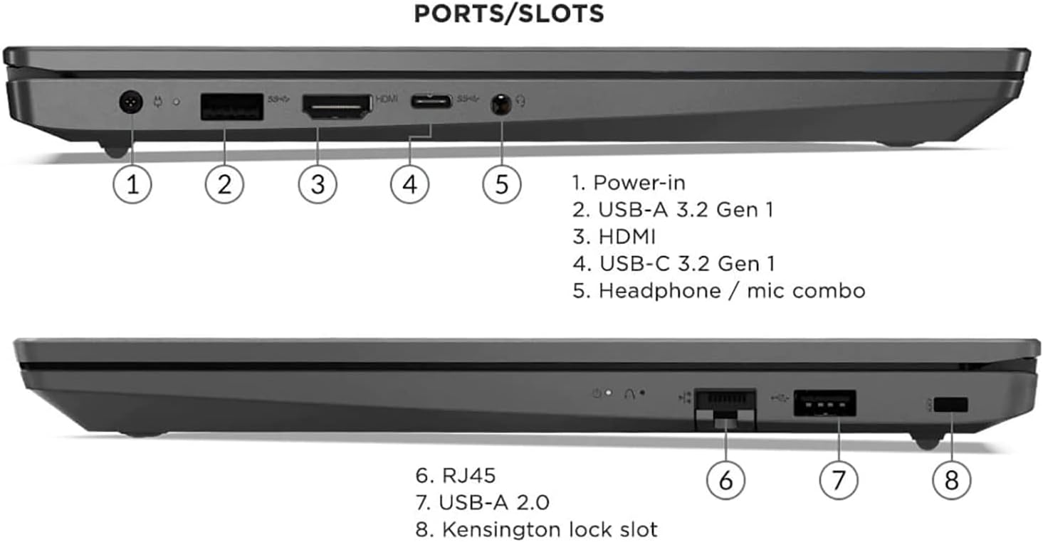2023 Lenovo V15 G3 15.6' FHD Business Laptop Computer, 12th Gen Intel 10 Cores i5-1235U (Beat i7-1195G7), 16GB DDR4 RAM, 1TB PCIe SSD, 802.11AC WiFi, Bluetooth 5.1, Windows 11 Pro, AZ-XUT Cable