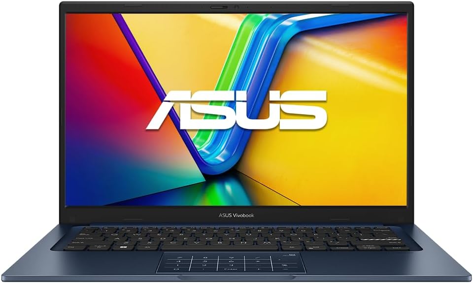 ASUS Vivobook 14 2025 Business Laptop 14' FHD 10-Core Intel i7-1355U 40GB DDR4 2TB SSD Intel Iris Xe Graphics Wi-Fi 5 Win10 Home w/ONT 32GB USB