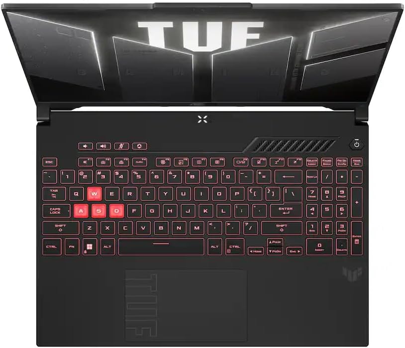 ASUS TUF A16 Gaming Laptop 2025 16' WUXGA 1920x1200 Display IPS 144 Hertz AMD Ryzen 7 7445HS NVIDIA GeForce RTX 4050 6GB GDDR6 48GB DDR5 2TB SSD Single-Zone RGB Backlit KB Wi-Fi 6 Windows 11 Home