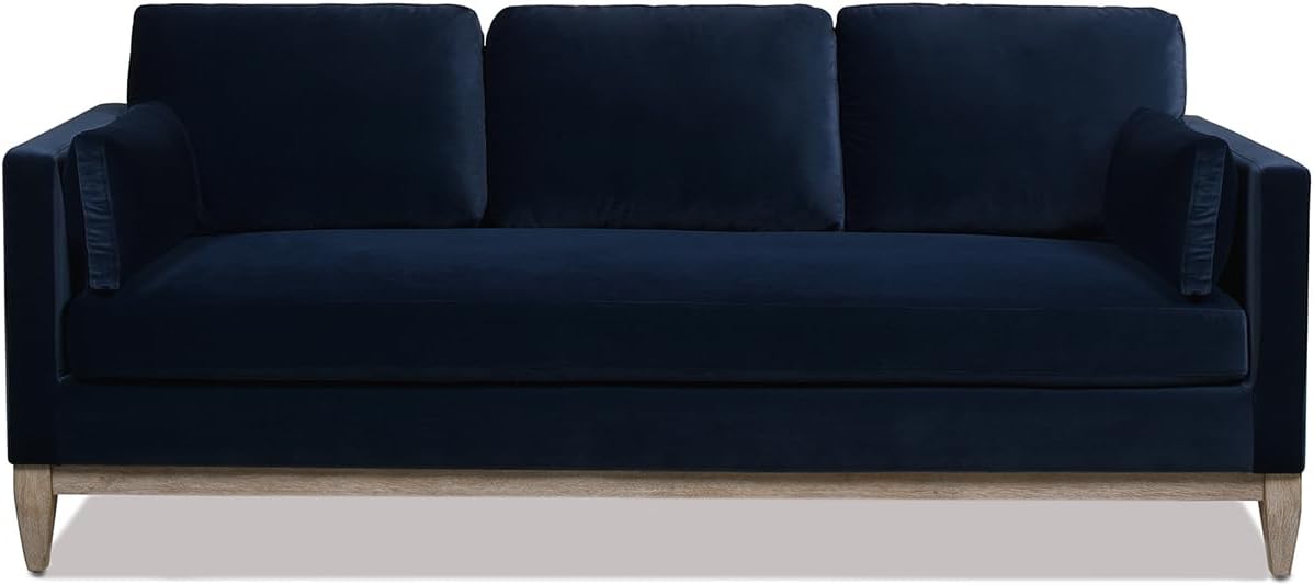 Jennifer Taylor Home Knox 84' Modern Farmhouse Performance Velvet Living Room Sofa Couch