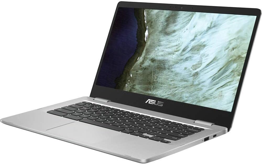 2021 New ASUS Chromebook 15.6' FHD 1080P Touchscreen with Intel Quad Core Pentium Processor N4200, 4GB RAM, 64GB SSD Storage, Webcam, 802.11AC WiFi, Bluetooth, USB3.1 Type-C, Google Chrome OS-Silver
