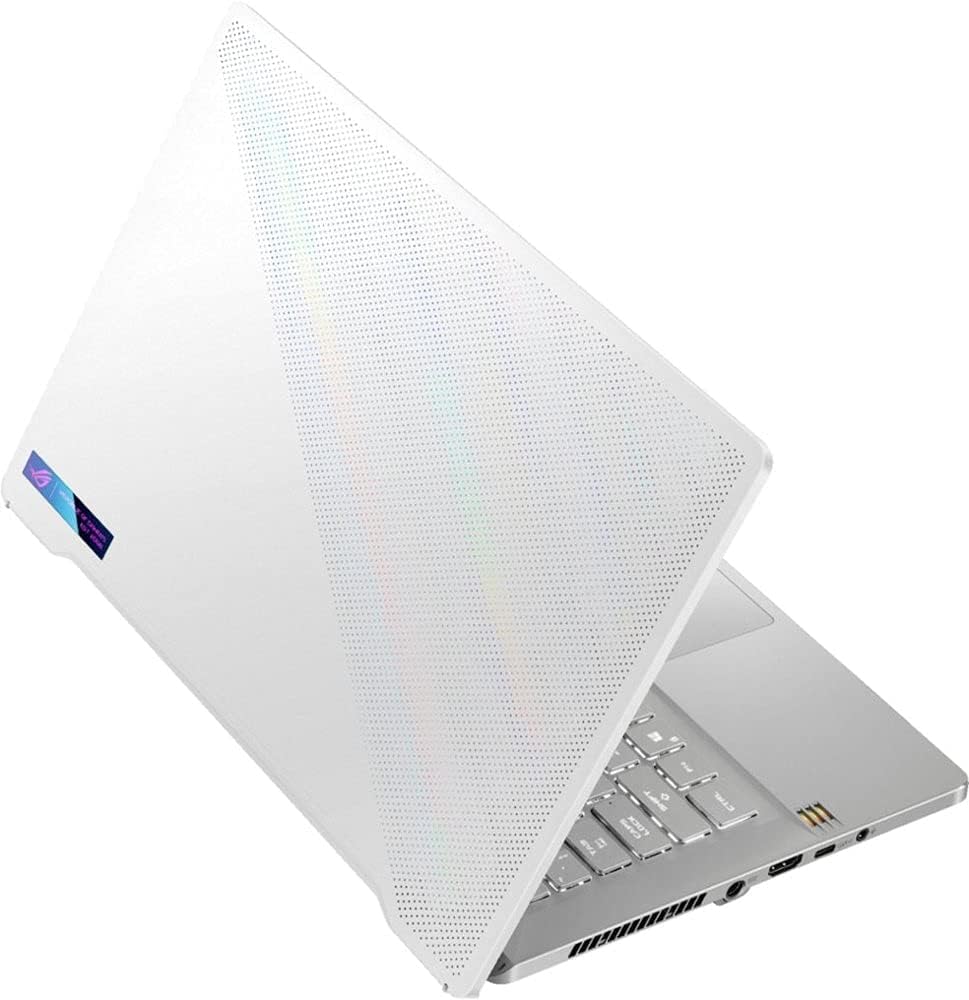Asus ROG Zephyrus G14 VR Ready Gaming Laptop, 14' 144Hz Full HD IPS Display, 8 Cores AMD Ryzen 9 5900HS,NVIDIA GeForce RTX 3060, Moonlight White-Tikbot Accessories (16GB RAM |1TB PCIe SSD)