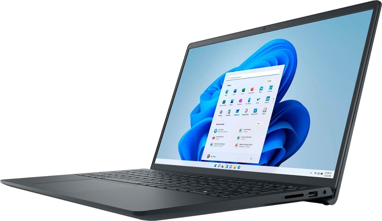 Dell Inspiron 15 15.6' Laptop (FHD Touchscreen, AMD Ryzen 5 7530U, 32GB RAM, 1TB PCIe SSD, (6-Core Beat i7-1165G7)) Numeric Keypad, Webcam, Inspiron 3000 3535, Win 11 Home, Carbon Black