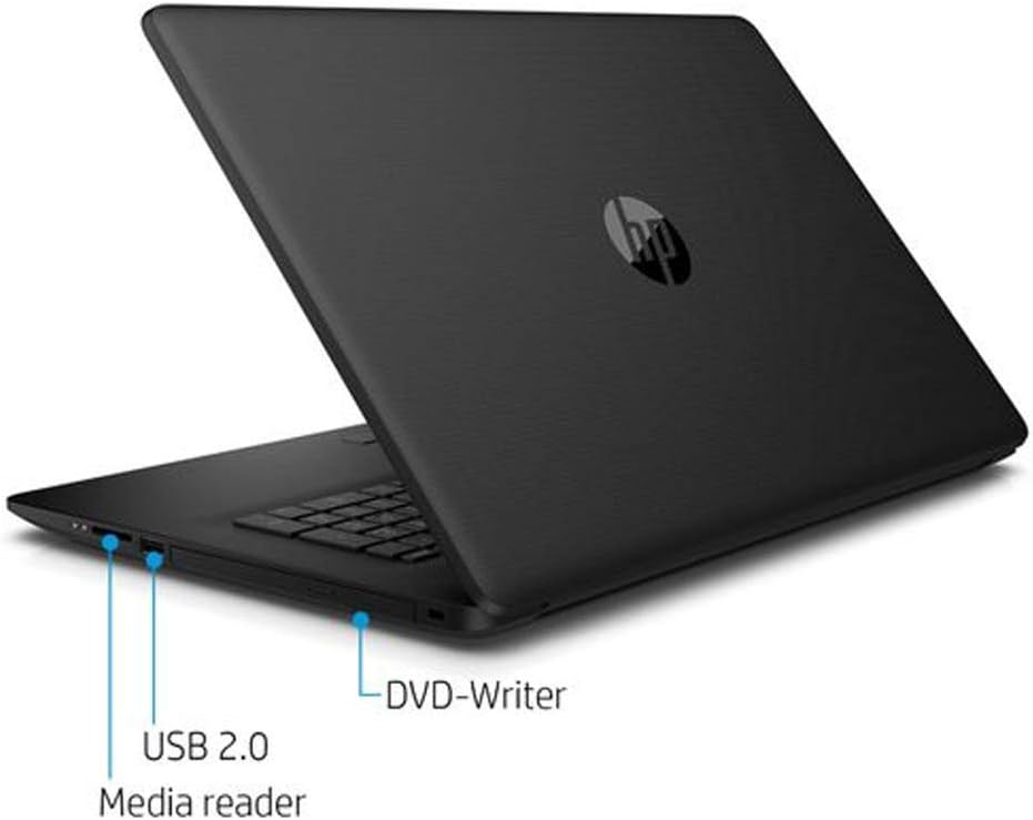 HP (17-BY1053DX 17.3 Laptop - Core i5-8265U - 8GB Memory - 256GB Solid State Drive - Windows 10 Home in S Mode - Jet Black/Maglia Pattern