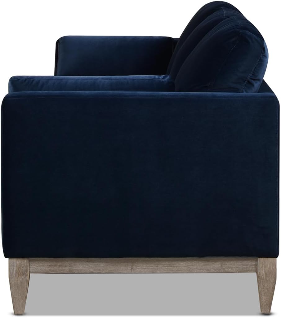 Jennifer Taylor Home Knox 84' Modern Farmhouse Performance Velvet Living Room Sofa Couch