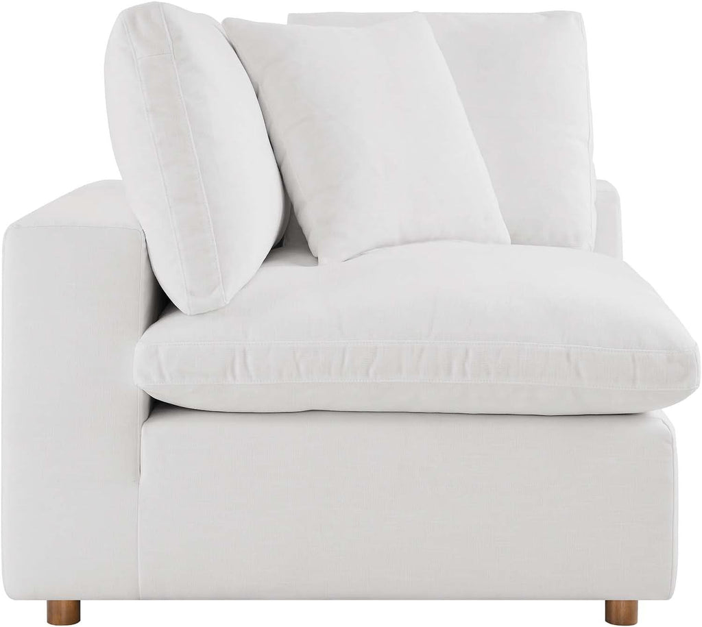 Modway Commix Down-Filled Overstuffed Upholstered 4-Piece Sectional Sofa