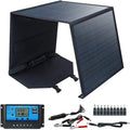 Solar Panel Kit,Solar Panels 60W Solar Panel 18V Monocrystalline Foldable Solar Charger Portable Generator for Outdoor Camping, Emergenc
