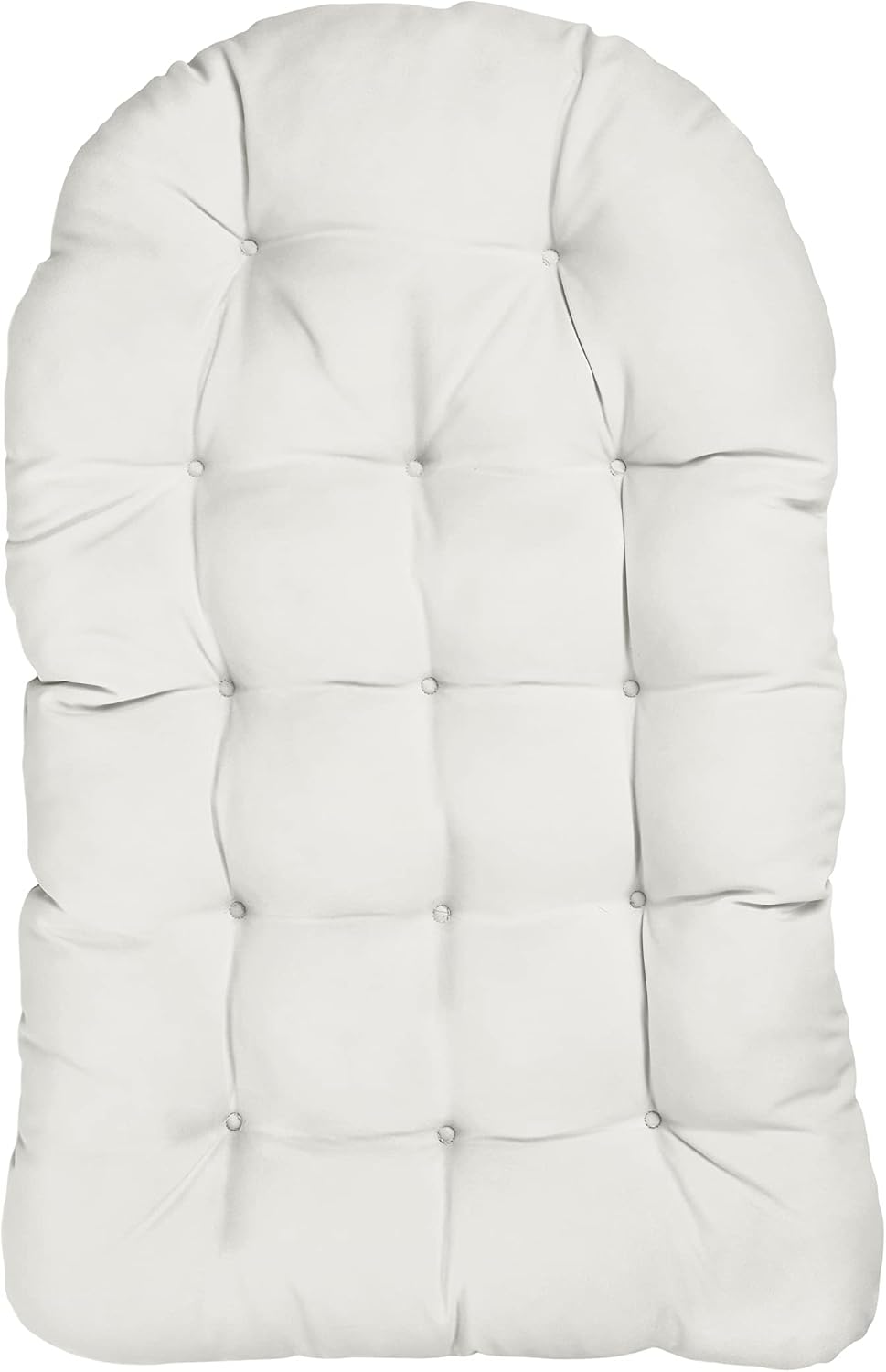 Trupedic Egg Chair Cushion, 44 x 27 x 4, Canvas Natural