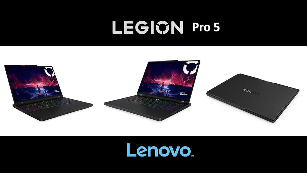 Lenovo Legion Pro 5 AI-Powered Copilot+ Gaming Laptop 16.0' 240 Hz IPS WQXGA (2560x1600) (AMD Ryzen 9 8945HX, GeForce RTX 5060 8GB, 64GB DDR5, 1TB SSD, 24-Zone RGB KB, Win11H) w/DKZ USB Port Expander