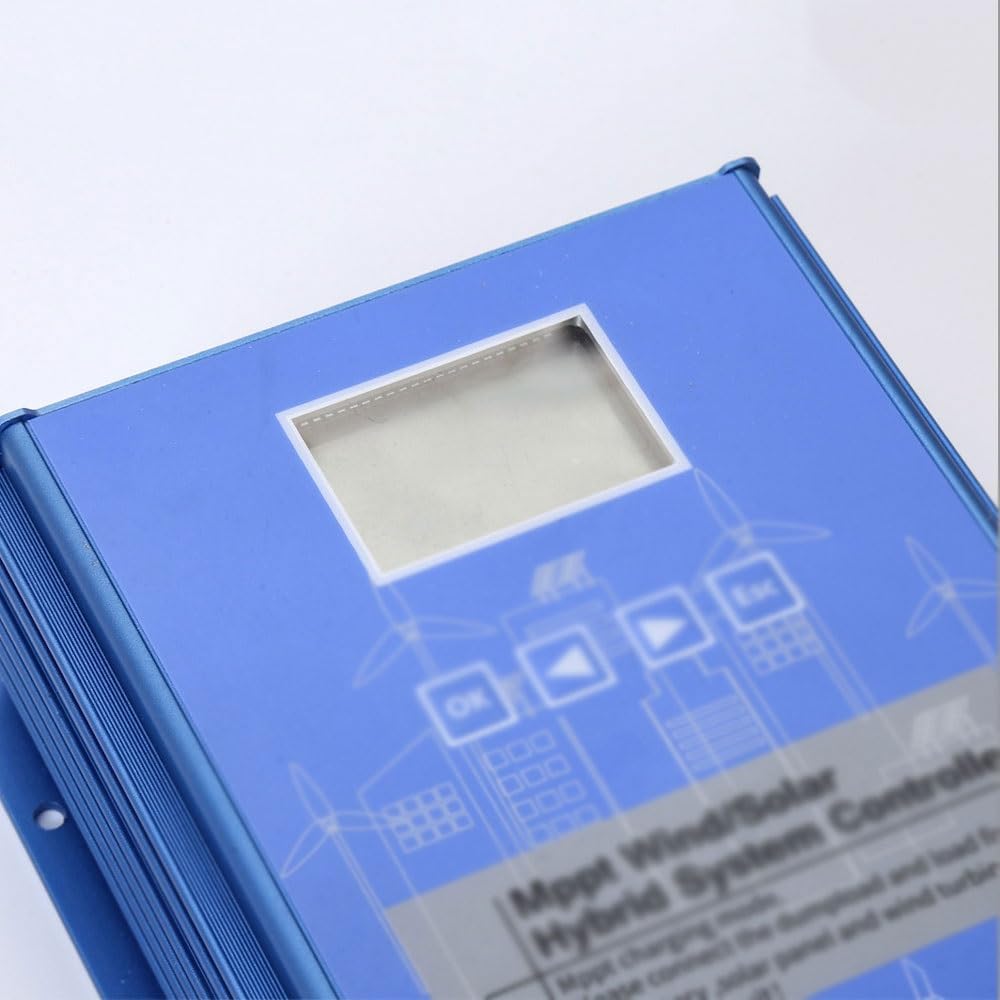 200W 300W 400W 500W 600W 800W 1KW Off Grid MPPT Wind Solar Hybrid Charge Controller 12V/24V/48V Wind Turbine Generator Solar Panel Home Street Light Controller ( Color : 600W 48V )