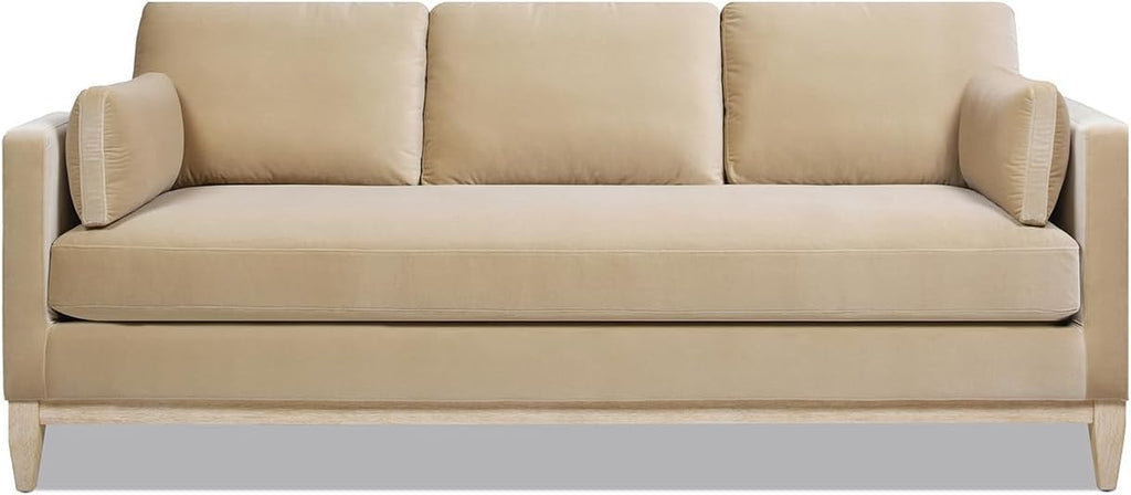 Jennifer Taylor Home Knox 84' Modern Farmhouse Performance Velvet Living Room Sofa Couch