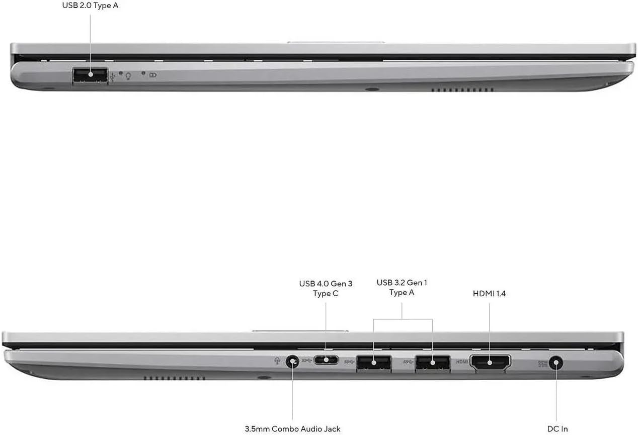 ASUS Vivobook Laptop 15.6' FHD Touchscreen | 10-Core Intel 7 150U | Intel Iris Xe Graphics | Webcam | Backlit |Silver | 16GB RAM | 1024GB SSD | Windows 11 Home | Bundle with Stylus Pen