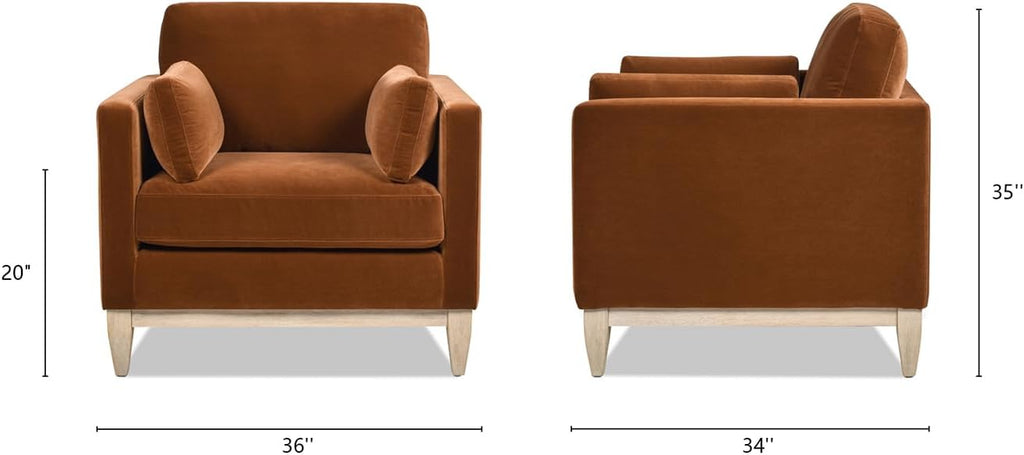 Jennifer Taylor Home Knox Modern Upholstered Comfortable Living Room Chair
