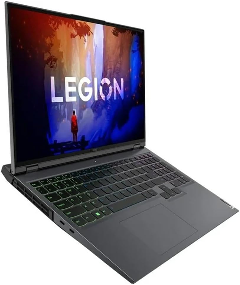 Lenovo Legion 5 Pro 16ARH7H 16' WQXGA 165Hz Gaming Laptop, AMD Ryzen 7 6800H 3.2GHz, 16GB RAM, 1TB SSD, NVIDIA GeForce RTX 3070 Ti 8GB, Windows 11 Home, Storm Gray