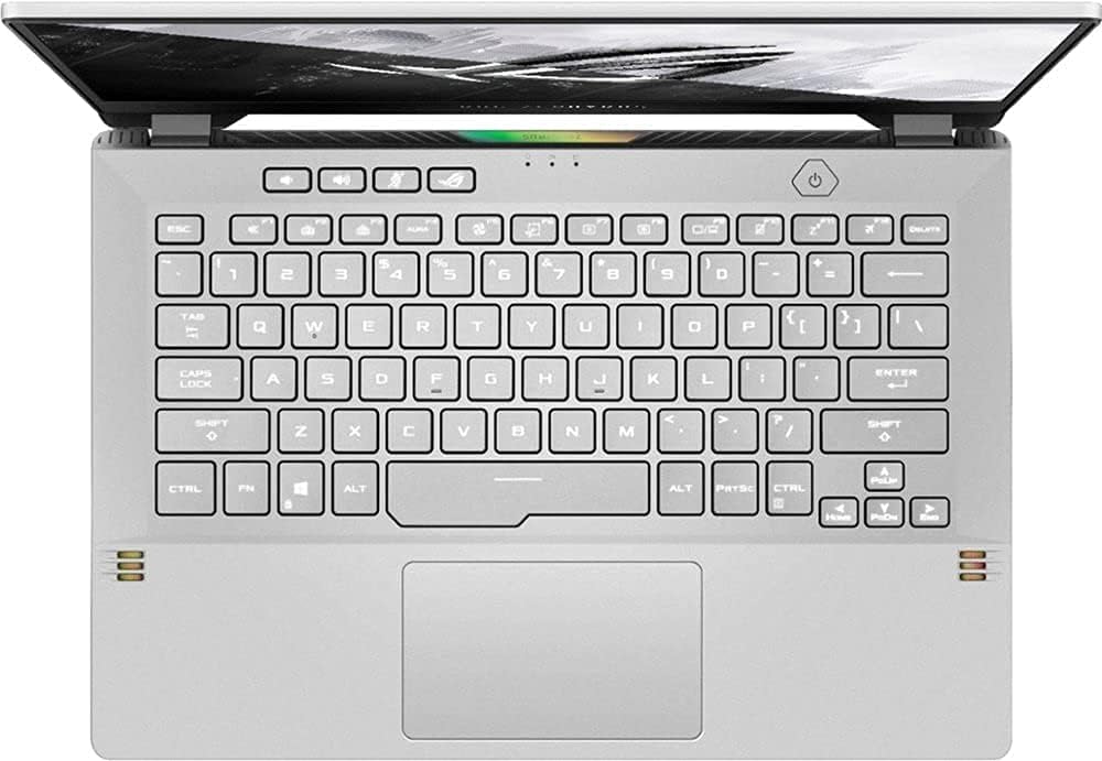 Asus ROG Zephyrus G14 VR Ready Gaming Laptop, 14' 144Hz Full HD IPS Display, 8 Cores AMD Ryzen 9 5900HS,NVIDIA GeForce RTX 3060, Moonlight White-Tikbot Accessories (16GB RAM |1TB PCIe SSD)