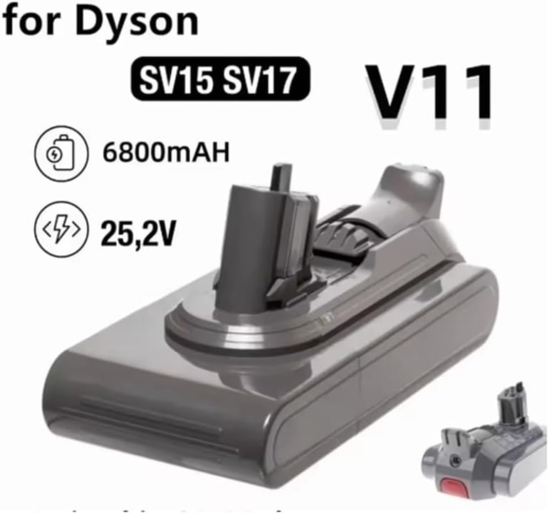 Battery Used Compatible for Dyson V15 V11 SV22 Oversize SV17, V15 Detect Absolute/Extra. V11 Absolute Extra/Pro, 971447-05 Battery6800mAh