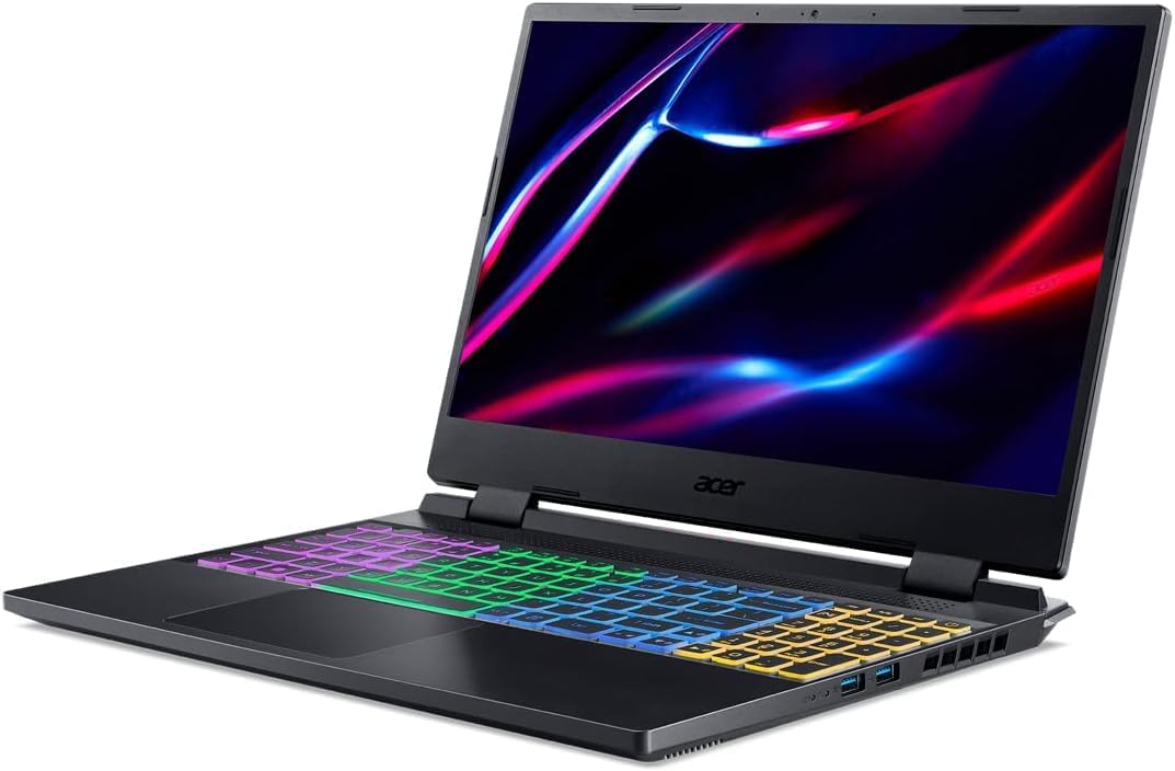Acer 2023 Nitro 5 AN515 Gaming Laptop: Ryzen 7 6800H, NVidia RTX 3070 Ti, 1TB SSD, 16GB DDR5 RAM, 15.6'' QHD 165Hz Display, Black