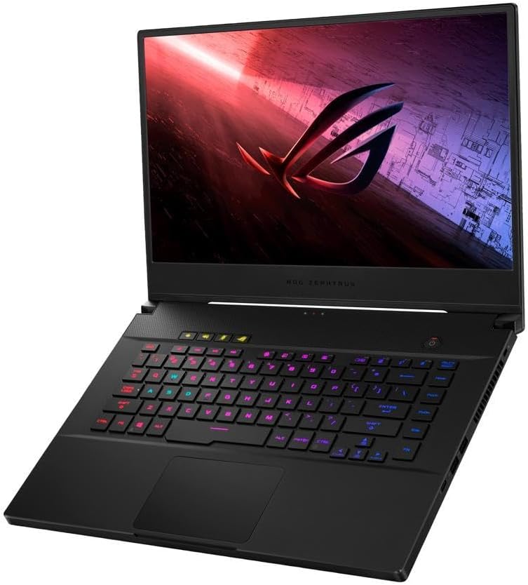 ASUS ROG Zephyrus S15 Gaming Laptop, 15.6' 300Hz FHD IPS Type, NVIDIA GeForce RTX 2070 Super, Intel Core i7-10875H, 16GB DDR4, 1TB SSD, Per-Key RGB Keyboard, Thunderbolt 3, Win10 Pro, GX502LWS-XS76