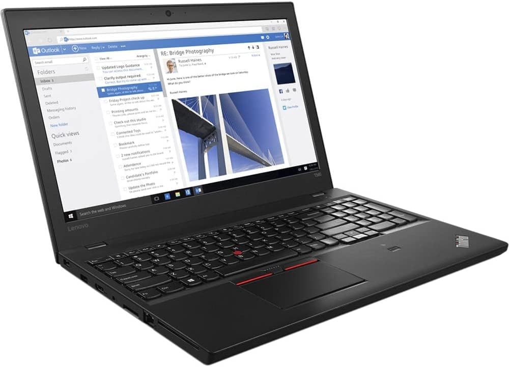 Lenovo ThinkPad T560 15.6'' FHD (1920 x 1080) Business Laptop/Intel Core i7-6600U 2.6Ghz / 16GB RAM /1TB SSD/Webcam/Bluetooth/Windows 10 pro (Renewed)