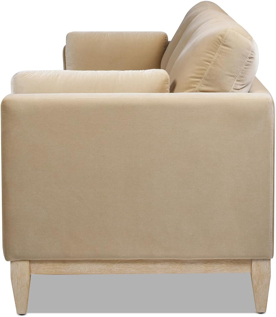 Jennifer Taylor Home Knox 84' Modern Farmhouse Performance Velvet Living Room Sofa Couch