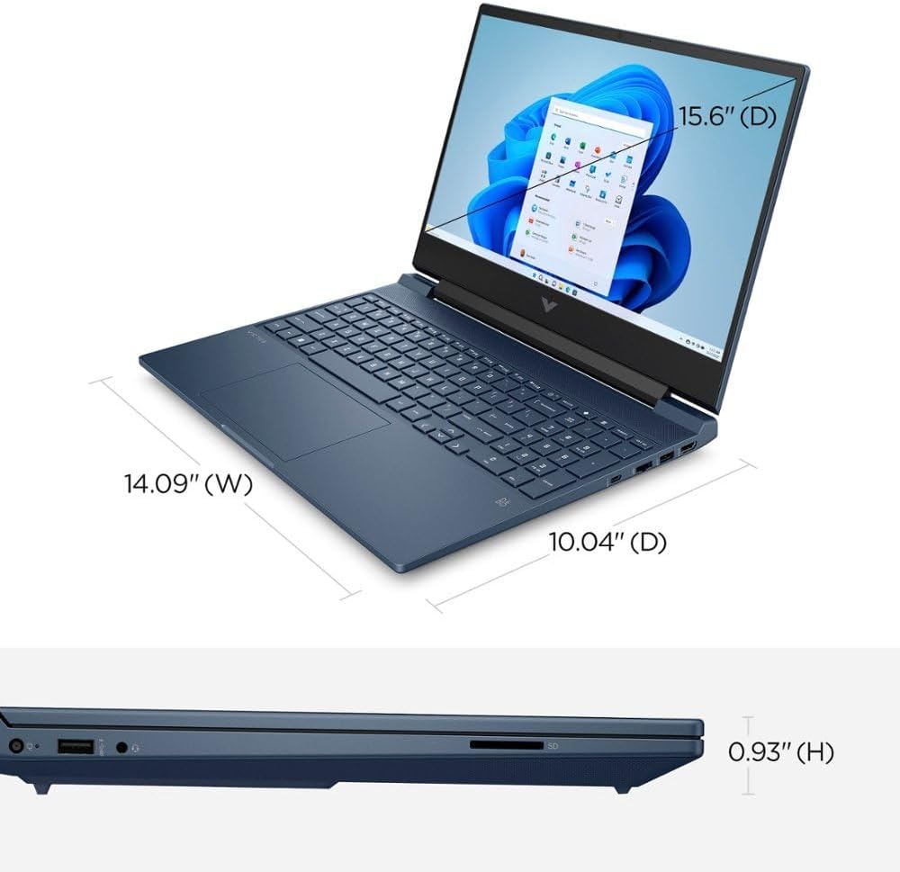 HP Victus 15.6' 144Hz FHD IPS Premium Gaming Laptop | 13th Gen Intel Core i5-13420H | 8GB RAM | 512GB SSD | NVIDIA GeForce RTX 3050 | Backlit Keyboard | Windows 11 Home | Bundle with HDMI Cable