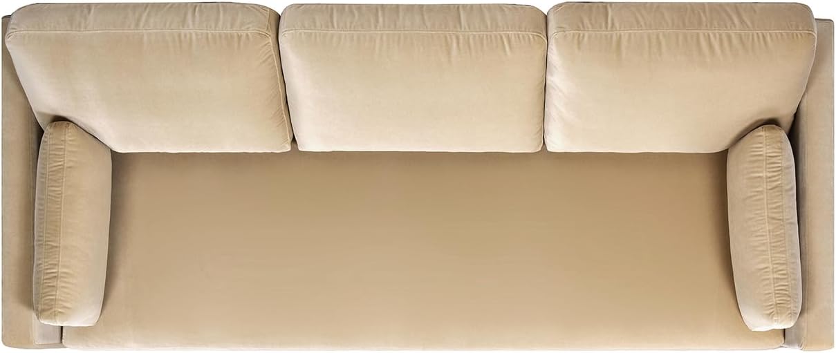 Jennifer Taylor Home Knox 84' Modern Farmhouse Performance Velvet Living Room Sofa Couch