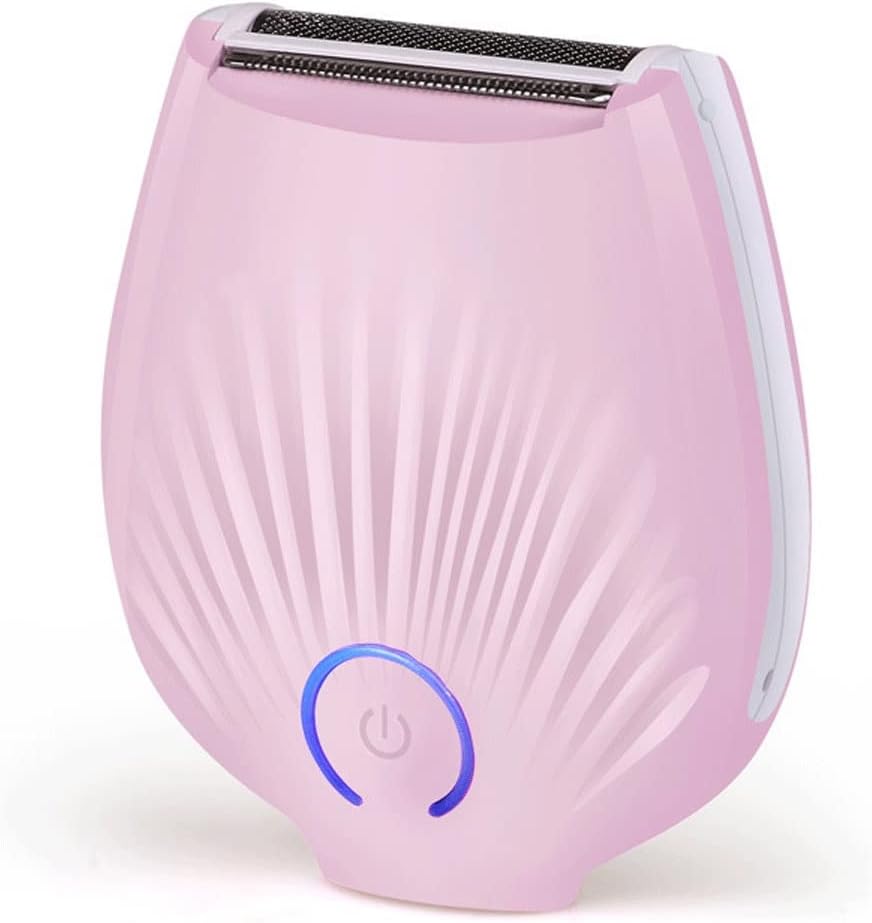 Epilator for Women,Electric Hair Removal for Face Leg Armpit Arm Bikini Line Body,Wet & Dry, Cordless,USB Rechargeable (Color : Pink)