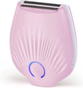 Epilator for Women,Electric Hair Removal for Face Leg Armpit Arm Bikini Line Body,Wet & Dry, Cordless,USB Rechargeable (Color : Pink)